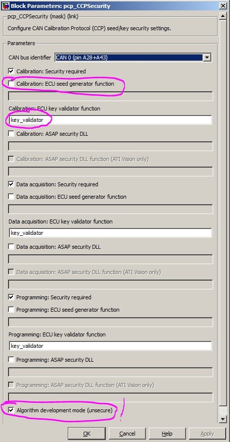 CCP Security Block
